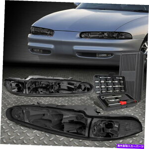 USwbhCg 98-02 Oldsmobile IntigueX[NnEWONAR[i[wbhCg+c[Zbg FOR 98-02 OLDSMOBILE INTRIGUE SMOKED HOUSING CLEAR CORNER HEADLIGHTS+TOOL SET