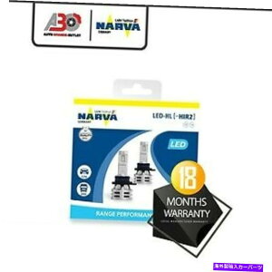 US�w�b�h���C�g NARVA HIR2 9012 12V��24V�����W�p�t�H�[�}���XLED�w�b�h���C�g�d���Z�b�g18044 Narva HIR2 9012 12V & 24V Range Performance LED Headlight Bulb Set 18044