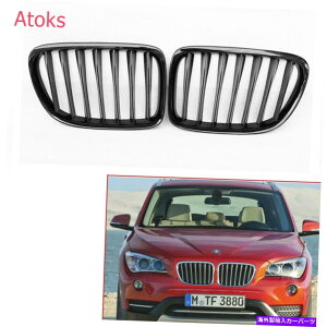USwbhCg BMW X1 E84 2011-2015ubNt@Co[tgop[OO_uXbg For BMW X1 E84 2011-2015 Black Fiber Front Bumper Grille Grill Double Slat