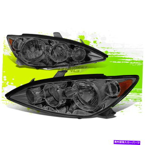 USwbhCg g^JXV30 05-06iAo[L + R̂߂̍HX^C̃nQwbhCg Factory Style Halogen Headlights for Toyota Camry XV30 05-06 Smoked Amber L+R