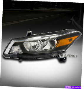 USwbhCg 08 09 10z_AR[hN[y2DRvWFN^[wbhCgubNhCo For 08 09 10 Honda Accord Coupe 2DR Projector Headlight Black Driver Left Side