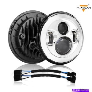 USwbhCg Auxbeam 7 "C`vWFN^[LEDwbhCgW[vO[97-18 JK TJ LJ CĴ߂̃tBbg AUXBEAM 7"inch Projector LED Headlights Fit for Jeep Wrangler 97-18 JK TJ LJ CJ