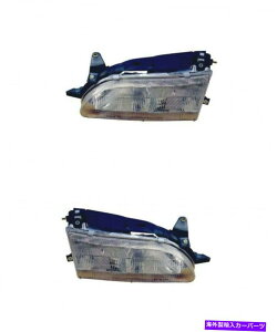 USwbhCg TO2503107̃wbhCgB TO2502107 93-97g^J[LH + RH SDN / WGN-2WD Headlight For TO2503107; TO2502107 93-97 Toyota Corolla LH + RH SDN/Wgn-2wd