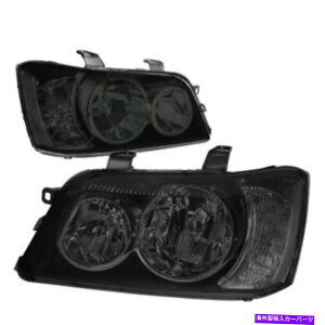 USwbhCg N[nEWO/X[NYOEtN^[wbhCg01-03g^nC_[ Chrome Housing/Smoke Lens OE Reflector Headlight For 01-03 Toyota Highlander