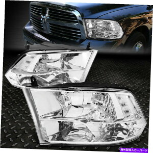 US�w�b�h���C�g 09-18 RAM 1500 2500 3500�N�����n�E�W���O�N���A�R�[�i�[�w�b�h���C�g�w�b�h�����v FOR 09-18 RAM 1500 2500 3500 CHROME HOUSING CLEAR CORNER HEADLIGHT HEAD LAMPS