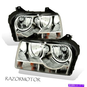 USwbhCg 2005-2010 Chrysler 300̌wbhCgyAɊ܂܂d+\Pbg For 2005-2010 Chrysler 300 Replacement Headlights Pair Included Bulbs + Socket