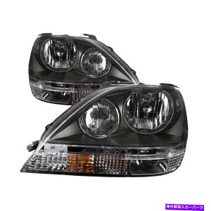 USwbhCg wbhCgZbgnQubNnEWOEyA99-00 LEXUS RX300 Headlights Set Halogen Black Housing Left Right Pair Fits 99-00 Lexus RX300