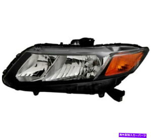 USwbhCg wbhCgwbhvAZuW /d̉^]ȑ̃z_VrbN Headlights Headlamps Assembly w/Bulb Left Driver Side for 2012 Honda Civic