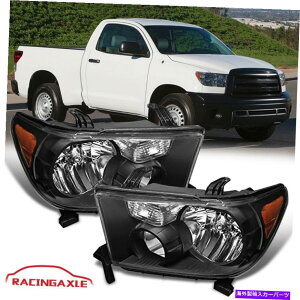 USwbhCg 07-13 TOYOTA TUNDRA 4-DOOR / 2hA08-17g^ZRCAwbhOXubNL + R For 07-13 Toyota Tundra 4-Door/2-Door 08-17 Toyota Sequoia Headligths Black L+R