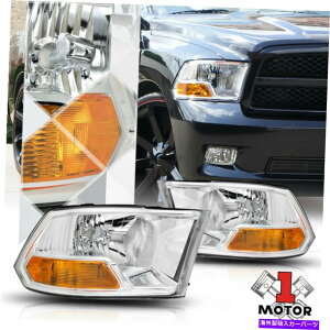 USwbhCg N/NAwbhCgAo[VOitN^[09-18 RAM 1500/2500/3500/4500 Chrome/Clear Headlight Amber Signal Reflector for 09-18 Ram 1500/2500/3500/4500