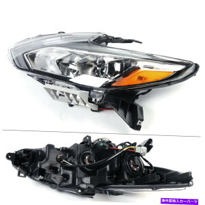 US�w�b�h���C�g 2016-2018���Y�A���e�B�}�w�b�h���C�g�n���Q��W / O LED DRL�u���b�N���� For 2016-2018 Nissan Altima Headlights Halogen W/O LED DRL Black Left Side�y���s�A���i�z