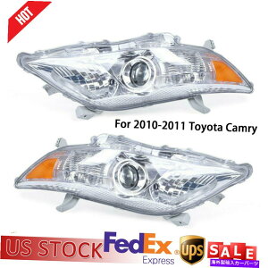 USwbhCg 2010-2011̃wbhCgTOYOTA CAMRY 2.4L 2.5LAo[R[i[vWFN^[wbhv Headlights For 2010-2011 Toyota Camry 2.4L 2.5L Amber Corner Projector Headlamps