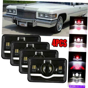 US�w�b�h���C�g 4×4×6 �C���`LED�w�b�h���C�gHI / LO 120W�t�B�b�gCadillac Deville Fleetwood 1975-1986 4x 4x6 inch LED Headlights Hi/Lo 120W Fit Cadillac DeVille Fleetwood 1975-1986�y���s�A���i�z