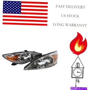 USwbhCg y2 PCSzwbhCgwbhv2002-2004g^JTO2502137 ~2503137ubN y2PCSz Headlights Headlamps For 2002-2004 Toyota Camry TO2502137 TO2503137 Black