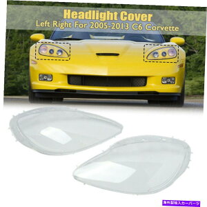 USwbhCg 2005-2013 C6RxbgwbhCǧYJo[EZbg Pair For 2005-2013 C6 Corvette Headlight Replacement Lens Cover Left & Right Set