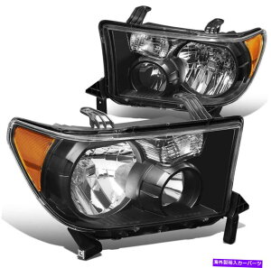 USwbhCg Toyota Tundra 2007-2013 / Sequoia 2008-2017 Headligths Chrome߃tN^[ For Toyota Tundra 2007-2013/ Sequoia 2008-2017 Headligths Chrome Amber Reflector