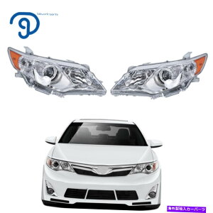 USwbhCg 12 - 14g^JyÂ߂̍+ẼvWFN^wbhCgwbhv Clear Left+Right Projector Headlights Headlamps For 12 - 14 Toyota Camry Pair
