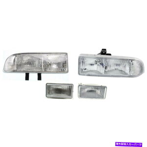 US�w�b�h���C�g 16524709�A16524710,16526217�A16526218�V�{���[�̂��߂�4�̐V�����I�[�g���C�g�L�b�g�Z�b�g 16524709, 16524710, 16526217, 16526218 New Auto Light Kits Set of 4 for Chevy�y���s�A���i�z