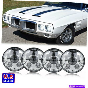 USwbhCg 4s[X5 3/4 "5.75 LEDwbhCgHi / Lo for Pontiac Gto Grand Prix Catalina 4pcs 5 3/4" 5.75 LED Headlights HI/LO for Pontiac GTO Grand Prix Catalina
