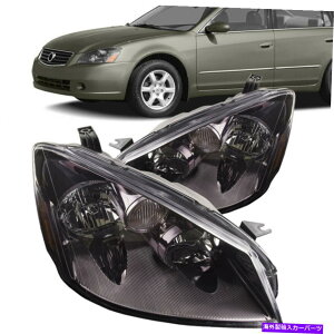 US�w�b�h���C�g 2005�N����2006�N���YAltima S / SE / SL�̂��߂̃n���Q���w�b�h���C�g�u���b�N�n�E�W���O�y�A�Z�b�g Halogen Headlights Black Housing Pair Set For 2005-2006 Nissan Altima S/Se/Sl�y���s�A���i�z