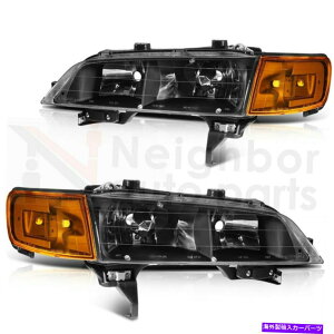 USwbhCg 1994-1997z_AR[hwbhvyAZbg̃wbhCgAZu Headlights Assembly For 1994-1997 Honda Accord Headlamp Replacement Pair Set