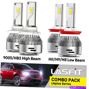 USヘッドライト Lasfit La Series 9005 H11 LEDヘッドライト電球高&ロービームクールホワイト120W Lasfit LA Series 9005 H11 LED Headlight Bulbs High & Low Beam Cool White 120W