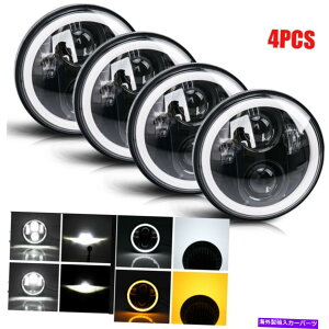 USwbhCg DOT 4PCS 5.75 5-3 / 4 "C`EhnC/ LOr[LEDwbhCgwbhv DOT 4pcs 5.75 5-3/4" inch Round Sealed Hi/Lo Beam Led Headlights Headlamp
