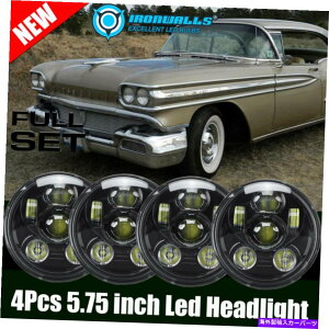 USwbhCg 4xubN5-3 / 4 "5.75EhLEDwbhCgHi-LotBbgOldsmobile 98 1958-1975 4x Black 5-3/4" 5.75 Round LED Headlight Hi-Lo Fit for Oldsmobile 98 1958-1975