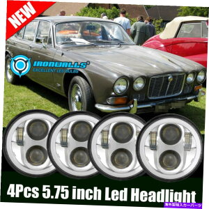 USwbhCg 4s[X5-3 / 4 "5.75" LEDvWFN^[wbhCgDRLtBbgJaguar XJ6 1972-1989 4pcs 5-3/4" 5.75" LED Projector Headlights DRL Fit for Jaguar XJ6 1972-1989