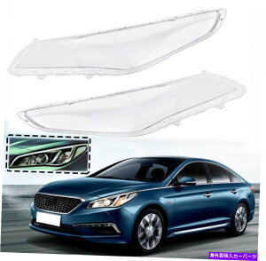 USwbhCg 2015-2017 Hyundai Sonata 9th Saloon̂߂1΂̃wbhCgỸwbhv One Pair Headlight Lens Headlamp Covert For 2015-2017 Hyundai Sonata 9th Saloon