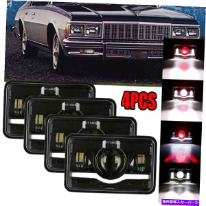 US�w�b�h���C�g Chevrolet Caprice 1977-1986�̂��߂�4�s�[�X4×6 �C���`LED�w�b�h���C�gHI / LO 120W�t�B�b�g 4pcs 4x6 inch LED Headlights Hi/Lo 120W Fit for Chevrolet Caprice 1977-1986�y���s�A���i�z