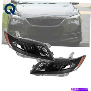 USwbhCg ubNvWFN^[wbhCgwbhvAZuL + R FOR 2008 2008 2008 2009g^J Black Projector Headlights Headlamp Assembly L+R for 2007 2008 2009 Toyota Camry