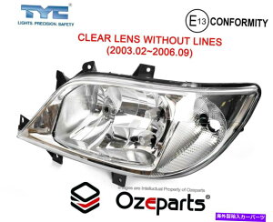 US�w�b�h���C�g Mercedes Benz Sprinter Van 03~06�̂��߂�LH LHS���w�b�h���C�g�����v�N���X�^���N���A LH LHS Left Head Light Lamp Crystal Clear For Mercedes Benz Sprinter Van 03~06�y���s�A���i�z