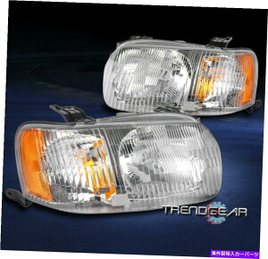 USwbhCg 01 02 03 03 04tH[hGXP[vwbhCgwbhvvAZuN For 01 02 03 04 Ford Escape Replacement Headlights Headlamp Lamp Assembly Chrome