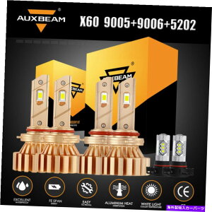 USwbhCg Auxbeam 9005 9006 Dodge Journey 2010-2019̂߂̃wbhCg5202 H16̓d AUXBEAM 9005 9006 LED Headlight 5202 H16 Fog Bulbs for Dodge Journey 2010-2019