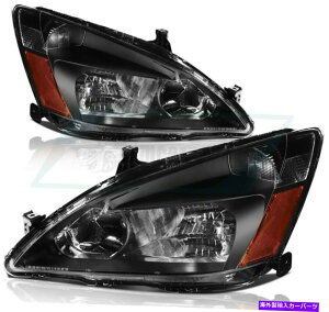 USwbhCg 2003-2007z_AR[h2 / 4DRwbhCgwbhv+E Fits 2003-2007 Honda Accord 2/4Dr Headlights Headlamps Replacement Left + Right