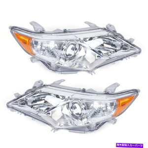 USwbhCg g^Ĵ߂̃vWFN^wbhCgv+q2012-14N Projector Headlights lamp For Toyota Camry Driver+Passenger Side 2012-14 Chrome
