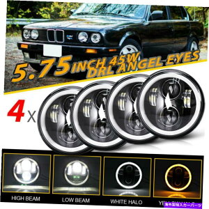 USwbhCg 5 3/4 "5.75" Pontiac Gto Grand Prix Firebird̂߂Halo DRL 5 3/4" 5.75" Sealed LED Headlights Halo DRL for Pontiac GTO Grand Prix Firebird