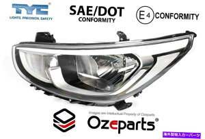 US�w�b�h���C�g LH LHS����̃w�b�h���C�g����A�N�Z���gRB Ser 2 Sedan Hatch 14~17 LH LHS Left Hand Head Light No LED For Hyundai Accent RB Ser2 Sedan Hatch 14~17�y���s�A���i�z