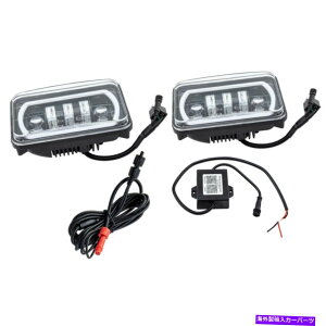 USwbhCg 2s[X4x6 "RGB LEDwbhCgH4 DRL w /HI-LOr[wbhvA`tbJ[ 2pcs 4X6" RGB LED Headlights H4 DRL w/Bulbs Hi-Lo Beam Headlamp Anti Flicker