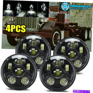 USwbhCg 4X 5.75 "5-3 / 4"vWFN^[LEDwbhCgH5006 PeterBilt 349 359 4x 5.75" 5-3/4" Projector LED Headlight H5006 Fit for Peterbilt 349 359