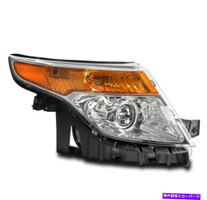 US�w�b�h���C�g 11-15�t�H�[�h�G�N�X�v���[���v���W�F�N�^�[�w�b�h���C�g�w�b�h�����v�N���[�����qRH For 11-15 Ford Explorer Projector Headlight Headlamp Chrome Passenger Right RH