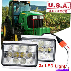 USwbhCg John Deere 6DV[Y6100D 6110D 6115D 6125D 6100D 2X̂߂LEDtgt[hCg LED Front Hood Light For John Deere 6D Series 6100D 6110D 6115D 6125D 6130D 2X
