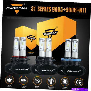 USwbhCg AUXBeam 9005 9006 H11 LEDwbhCgtHOCgLbg[r[dzCg6500K AUXBEAM 9005 9006 H11 LED Headlight Fog Light Kit High Low Beam Bulb White 6500K