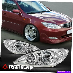 USwbhCg FITS 2002-2004g^J[Chrome / Clear]NX^R[i[wbhCgwbhvv Fits 2002-2004 Toyota Camry[Chrome/Clear]Crystal Corner Headlight Headlamp Lamp