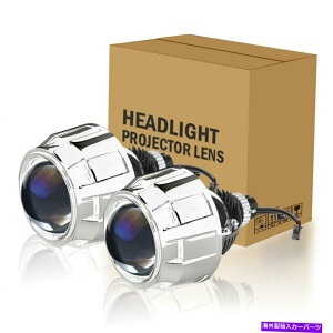 USwbhCg 2{2.5 "70W BI LEDwbhCgvWFN^[YJ[HI / LO RetoFit H4 H7A_v^[RHD 2X 2.5" 70W Bi LED Headlight Projector Lens Car Hi/Lo Retrofit H4 H7 Adapter RHD