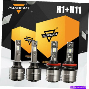 USwbhCg tH[htH[JX2012-2017 Kia Forte Optimâ߂4x H1 H11 LEDwbhCg̃nC[r[ 4x H1 H11 LED Headlight High&Low Beams for Ford Focus 2012-2017 Kia Forte Optima