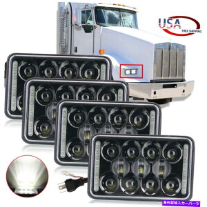 USwbhCg P[XW900 T800 T400 T300 T200 C500p4×6 "LEDwbhCgubNV[r[ 4x6" LED Headlights Black Sealed Beam for Kenworth W900 T800 T400 T300 T200 C500