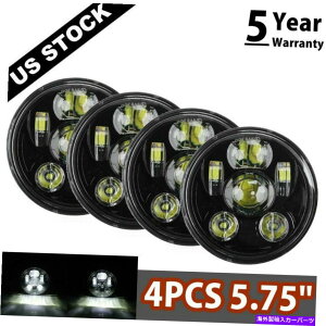 USwbhCg 4×5.75 "5-3 / 4 LED̍V[r[DRLvWFN^[wbhCĝ߂̃wbhCg 4x 5.75" 5-3/4 LED High Low Seal Beam DRL Projector Headlight For Chevy Corvette