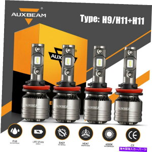 USwbhCg 2yAAUXBeam T1 H9 H11 H8 LEDwbhCgLoXd70W 8000LM邢 2Pairs AUXBEAM T1 H9 H11 H8 LED Headlight Canbus Bulbs 70W 8000LM Bright